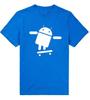 Fashion Unisex T Shirts Android Robot Male tshirt humor logo printed funny t shirt short sleeve Round Neck Ringer Tees