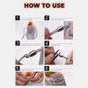 Easy Wear Semicircle No Tie Shoelaces Metal Lock Adjustable Lazy Laces Elastic One Size Fits All Shoe Rope Shoes Accessories