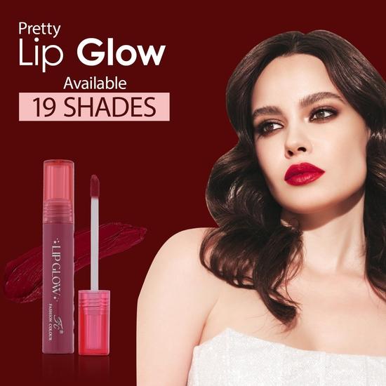 Fashion Colour Pretty Lip Glow Liquid Lipstick Waterproof Matte Finish Non Transfer 16 Hours Wear Liquid Lipstick Nudeshade To Boldshade Perfectly Fit