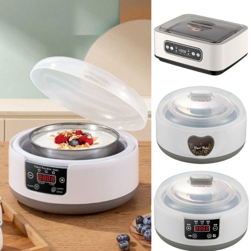 Easy To Clean Yogurt Maker 1/5/9-cup Ice Cream Pudding Maker Household Use