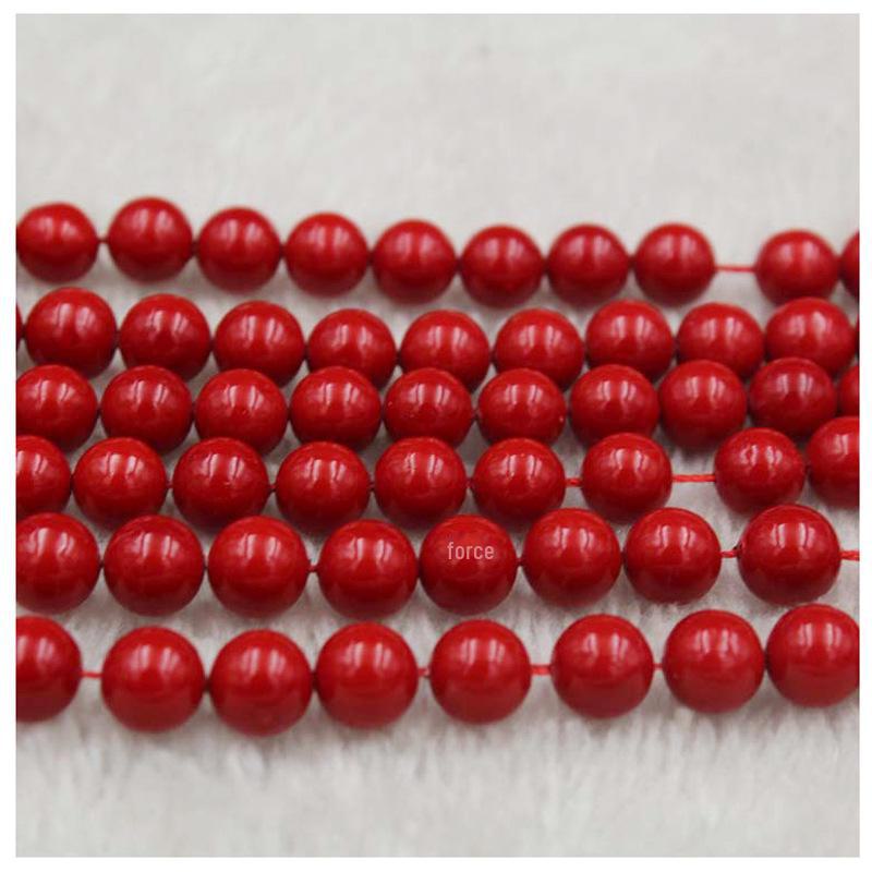 

Разноцветные ракушки и жемчужные бусины для изготовления украшений и аксессуаров своими руками 8mm (approx. 46 beads)