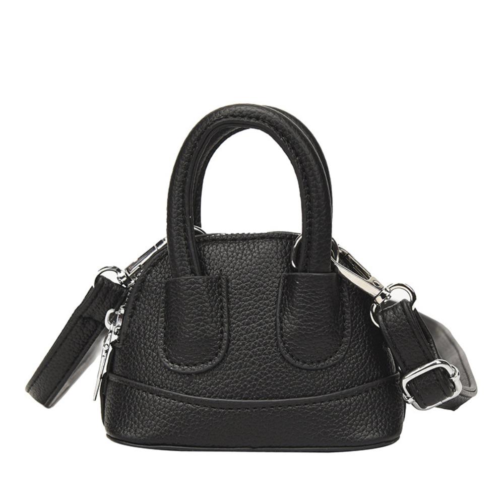 PU Leather Mini Crossbody Bag Korean Style Shell Bag Fashion Shoulder Bag  Girls