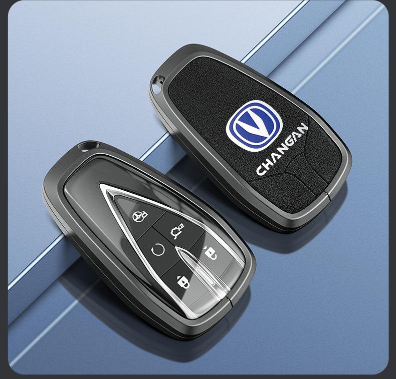Changan Key Case: Compatible with CS75 Plus, CS55 Plus, CS35 Plus, Eado, Oshan X7, X5 Models