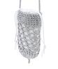 Athe Vanessabruno Silver Metal Knitting Mini Bag Aawa6E811Sv