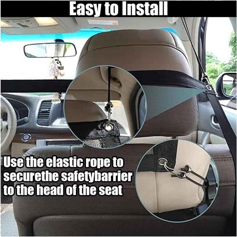 Car Anti-collision Mesh Pet Auto Fence Barrier Isolation Network Safety Isolation Bar Child Dog Buffer Device