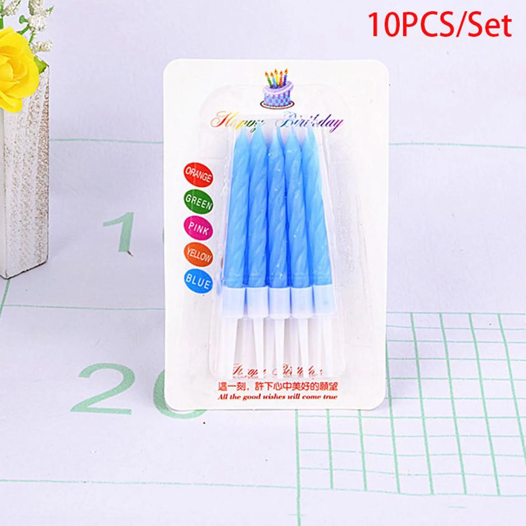 10 Stück Geburtstag Fadenkerze Kinder Kreative Backparty Kuchen Dekoration Ein Jahr Netz Rot Digital Bunt Bleistift