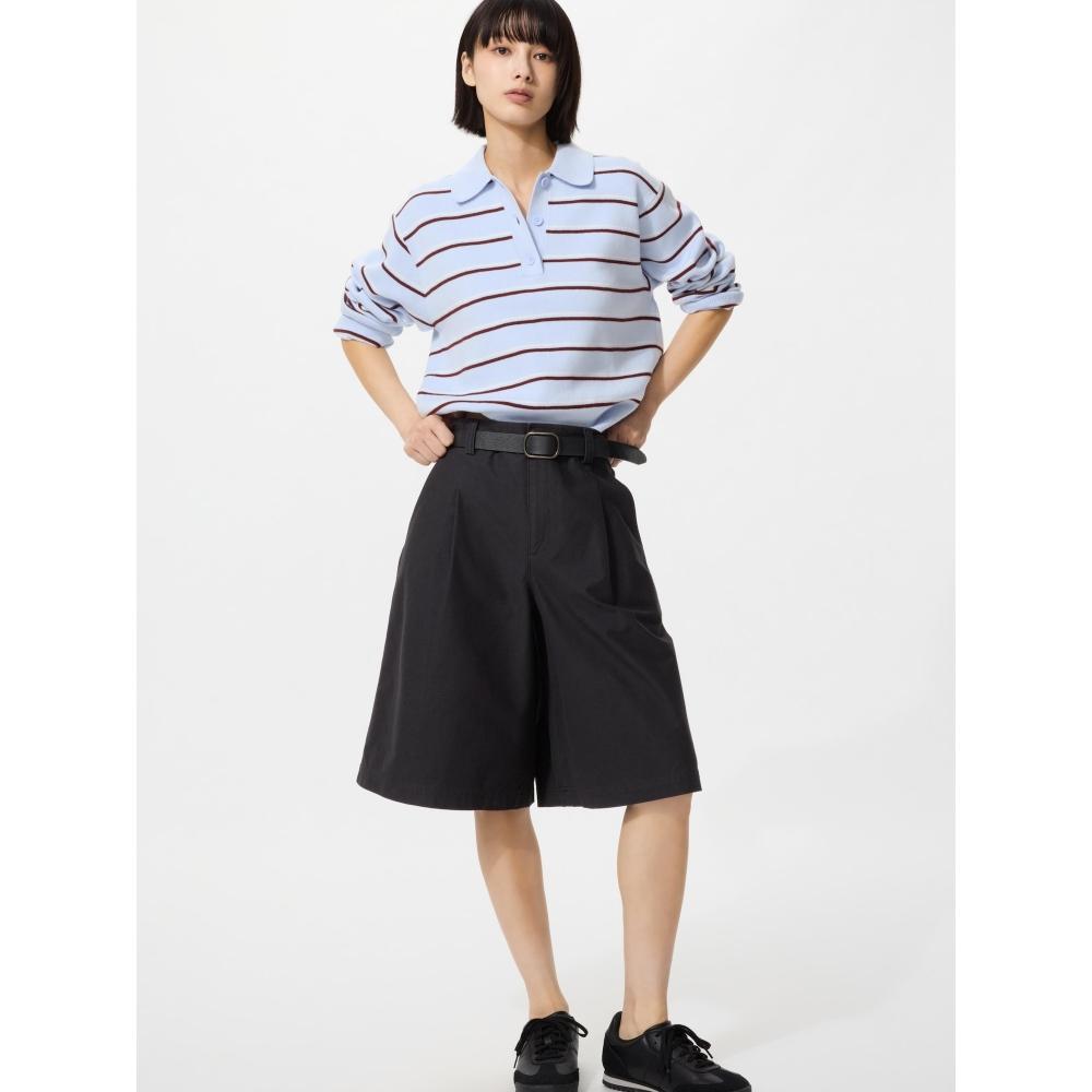 Uniqlo Japan Jersey Tuck Half Pants