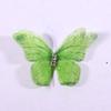 50Pcs Double-layer Chiffon Butterfly Embroidered Patches  Bridal Hair Accessories