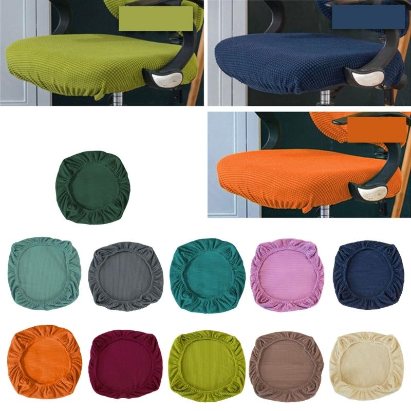 Corn Velvets Office Gamings Chair Cover Home Stretch Spandex Computer Rotating Lift Armchair Seats Cover Dust-proof