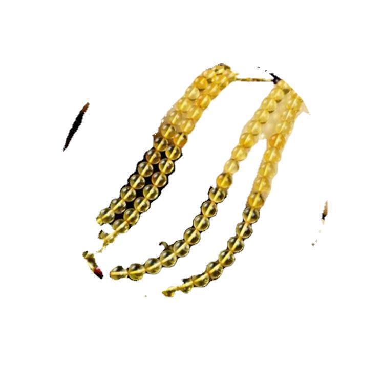 Bernstein-Bienenwachs-Armband: Goldener Bernstein, 108 Perlen, Unisex, Zertifiziertes Buddhistisches Armband - Perfektes Geschenk
