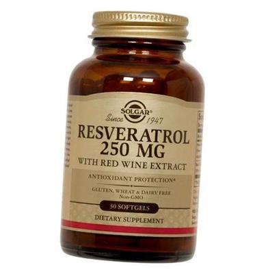Resveratrol with Red Wine Extract, Resveratrol 250, 30gelcaps (70313007)