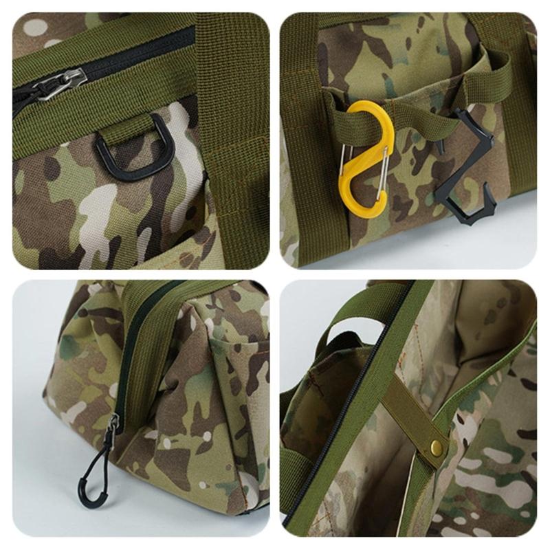Waterproof Anti-Fall Tools Tote Storage Bag Multi-Pocket Outdoor Multi-Function Tools Bag Organizers Heavy Duty Tool Bag