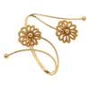 Multi Style Opening Arm Bracelet Metal Arm Bracelet Elegant Flower Bracelet  Hand Jewelry