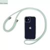 Crossbody Necklace Cord Lanyard Transparent Hard Case For iPhone16 15 14 13 12 11 Pro Max XS XR X Clear Soft Cover