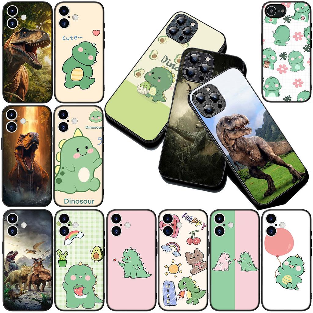 Protective Cover for Samsung Galaxy S24 S25 S23 FE Ultra Plus S7 Edge S25+ S23+ A56 5G Casing Phone Case Anime DinosaurS
