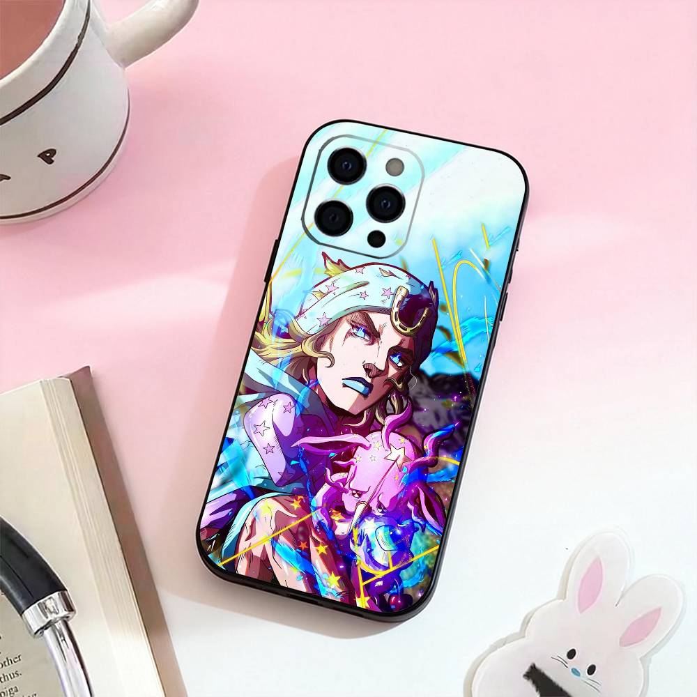 Johnny J-Joestar of the J-Jojo Phone Case For iPhone 17,16,15,14,13,12,11 Plus,Pro,Max,XS Silicone Soft Cover