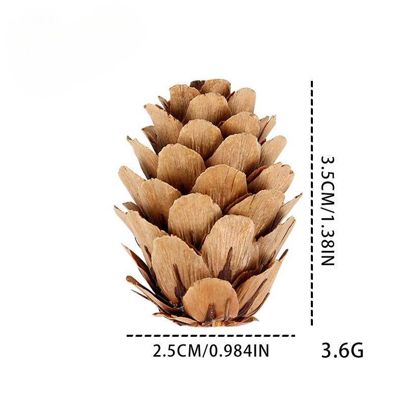 

Christmas Decorations, Natural Pinecone Ornaments, Handmade Christmas Tree Garlands with Pinecones, Larch Tree Photo Props 3-4cm