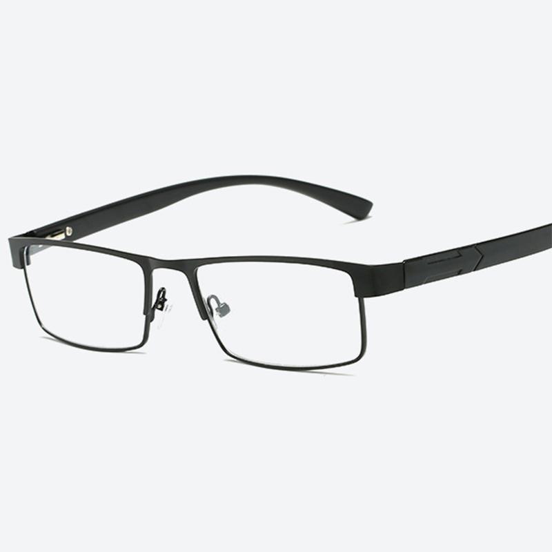 

High Quality Men Titanium Alloy Reading Glasses Non Spherical Coated Lenses Business Myopia Prescription Eyeglasses -1.0 ~-6.0 Hyperopia plus6.0