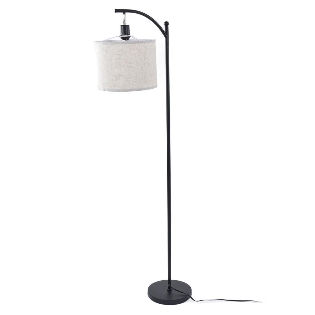 Modern Floor Lamp LED Standing Lamp Fabric Corner Stand Light for Living Room 3000K Warm White