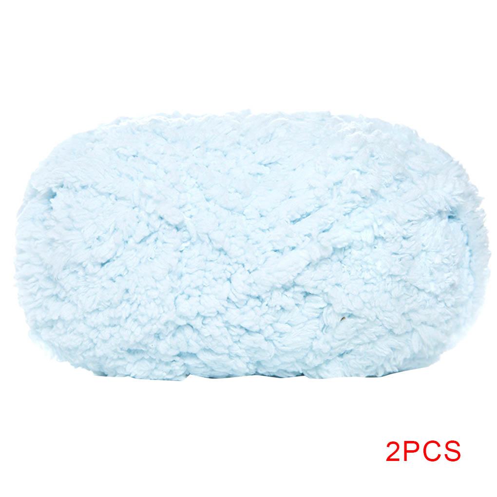 Polyester Velvet Knitting Thread Baby Cloth Knitting Yarn Fluffy Dolls Yarn