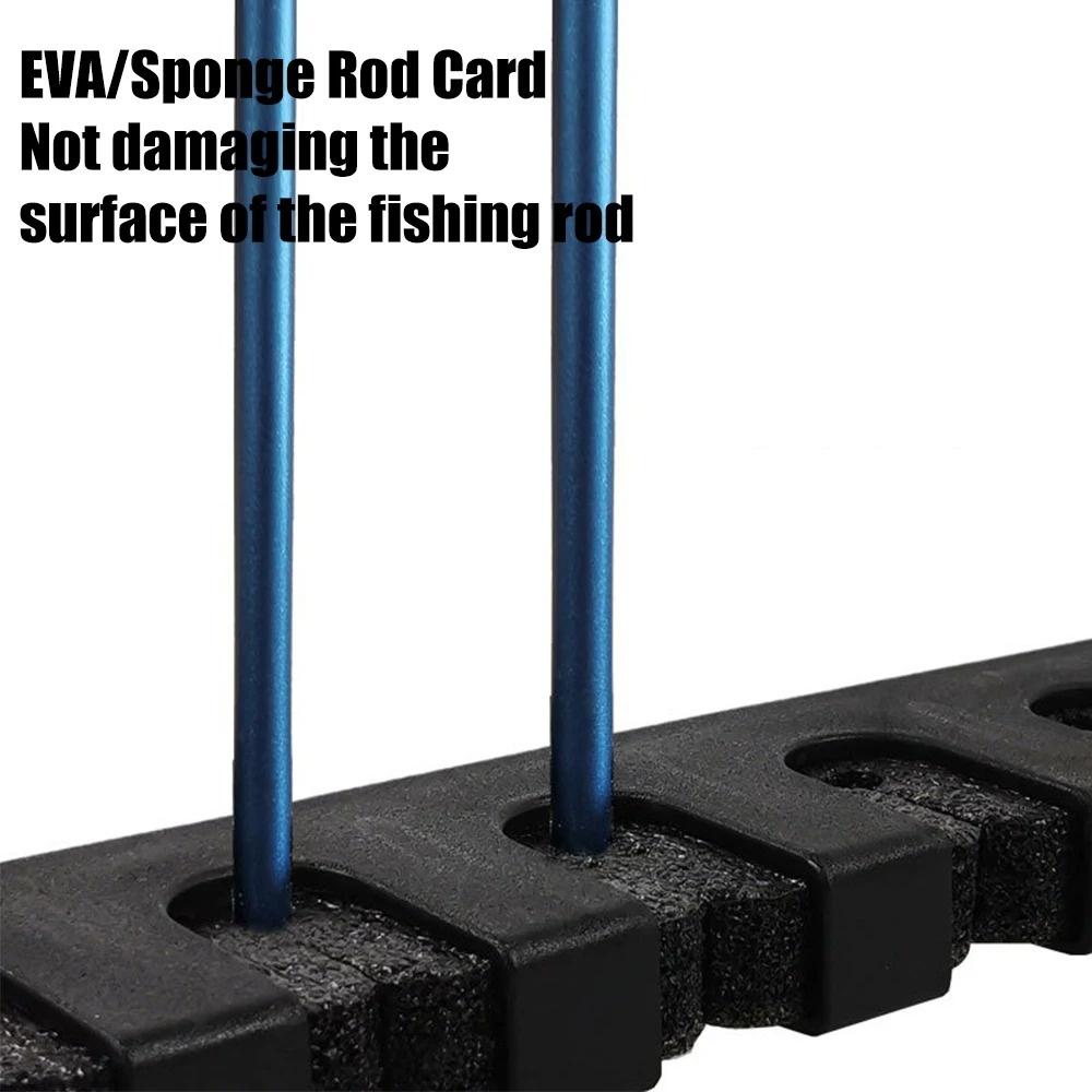 Fishing rod display rack household wall mounted fixed rack display rack vertical wall mounted fishing gear collection and store
