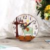 Antique Wall Clock Vintage   Wooden Round Clocks   Decoration (#1)