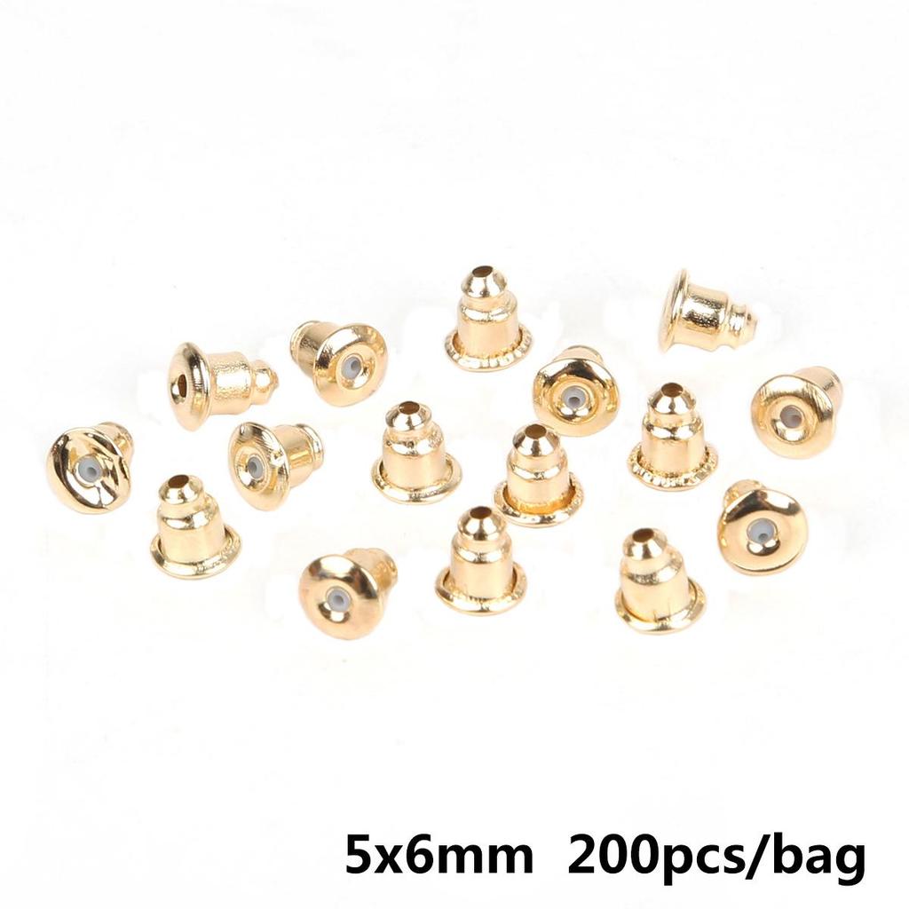 Järnklädda plastöronproppar för gör-det-själv-örhängen Smycketillbehör