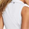 Under Armour Ua Empower Solid Color Polo Neck Sleeveless Dress Women Dresses White 1382818-100