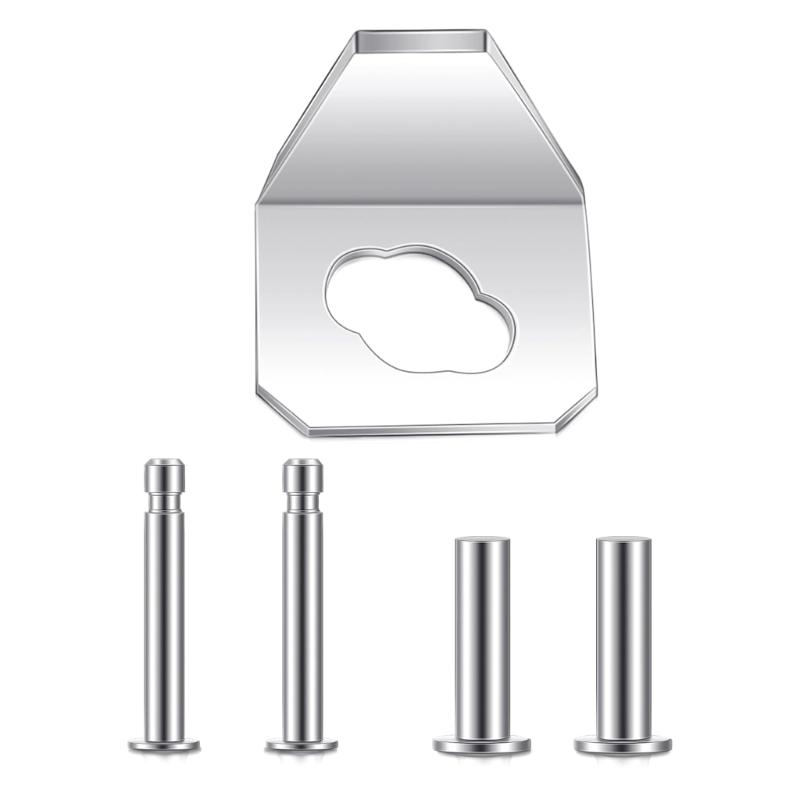 

Screen Door Closer Maintenance Kit 1 Metal Plate 2 Pins 2 Protectors Rusts Resistant Materials For Quiet Operation And Enhancing Door Longevities 1