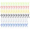 100pcs Tennis Racket Vibration Dampener Knot Silicone Good Elasticity Shock Absorbing Knot for Tennis Competition