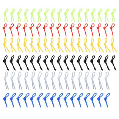 100 pièces Anti-vibrations pour raquette de tennis Nœud en silicone Bonne élasticité Nœud absorbant les chocs pour la compétition de tennis