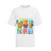 Peace Love Beer Beer Figures With Heart Large Tshirt Unisexs Sxxxl