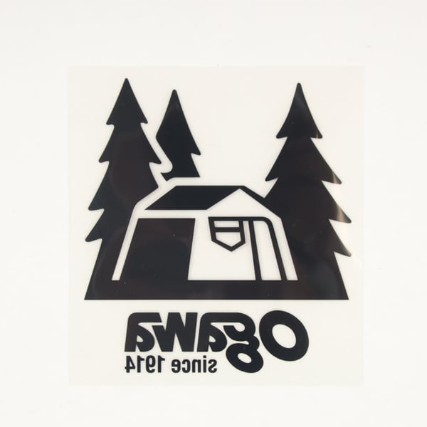 CampaLjapan Cutting Sticker Logo Sticker BLack L Size 8060003090