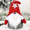 Star Christmas Colorful Forest Doll Cheerful Faceless Santa Ornament Celebration For