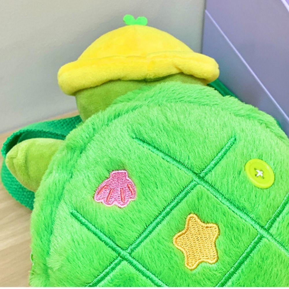 Doll Children Backpack Plush Cartoon Animal Shoulder Bag Creative Turtle Crossbody Bag  Gift