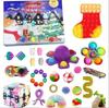 Fidget Advent Calendar 2025, Christmas Advent Calendars Countdown 24 Days, Bubble Toy Surprise Box Sensory Fidget Toy Packs for Girls Teens