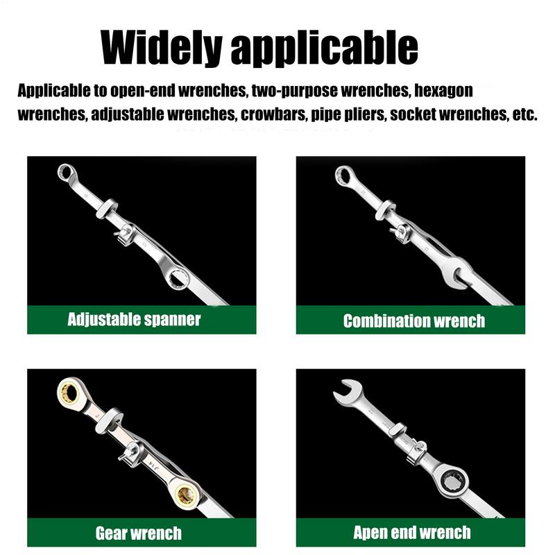 Ráčna prodlužovací 20 palců dlouhá otevřený klíč Podvodná tyč Prodlužovací nástroj pro ráčnu Úsporný zesilovač točivého momentu Pro těžko dostupná místa