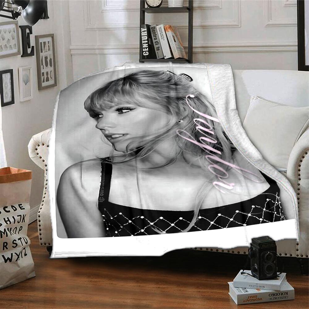 Taylor Swift Music Tour Blanket Soft Throw Blanket For Home Bedroom Bed Sofa Travel Office Solid Christmas Blanket