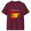 Spain Spanish Flag T Shirts Unisexs Cotton Novelty Tshirts Round Neck Tees Short Sleeve Clothing Plus Size