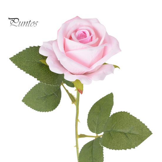 Simulated Flower Decor Artificial Rose Branch with Stem Home Wedding Party Faux Floral Arrangement Indoor Outdoor Garden Decoration Photo Props