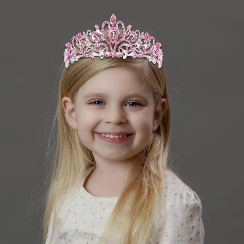 Rhinestones Tiaras For Women And Girls Elegant Crowns With Comb For Wedding Bridal And Party Hair Accessories