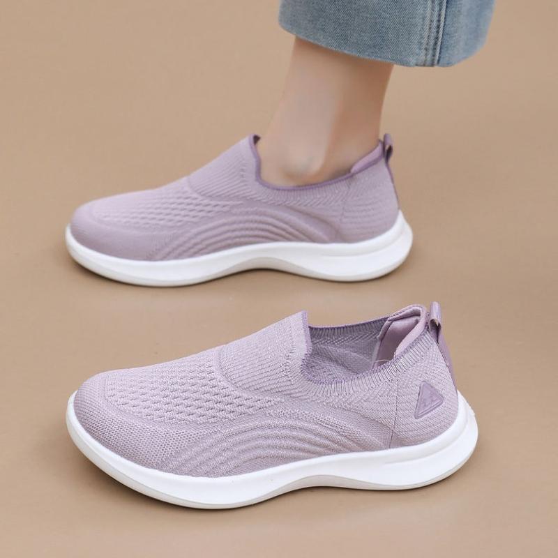Autumn Womens Casual Shoes Breathable Women Loafers Lightweight Soft Sole Outdoor Walking Shoes Non Slip Slip On Women Shoes New