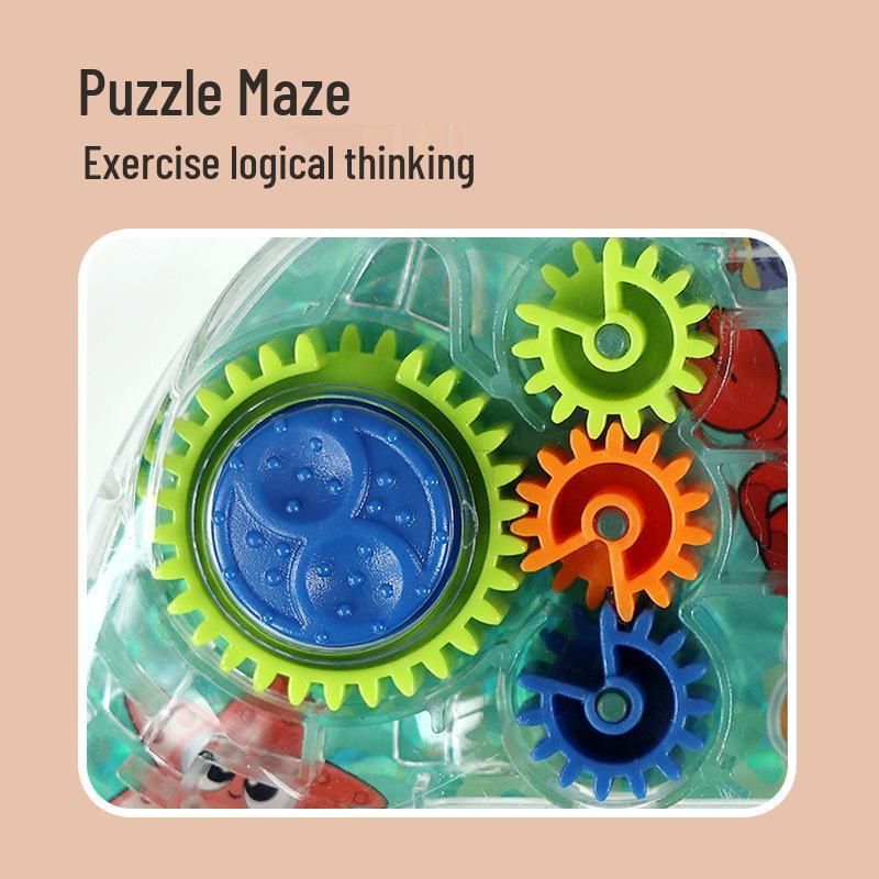 Interactive 3D Maze Handheld Game: Pen-Control Marble Run Educational Toy for Kids