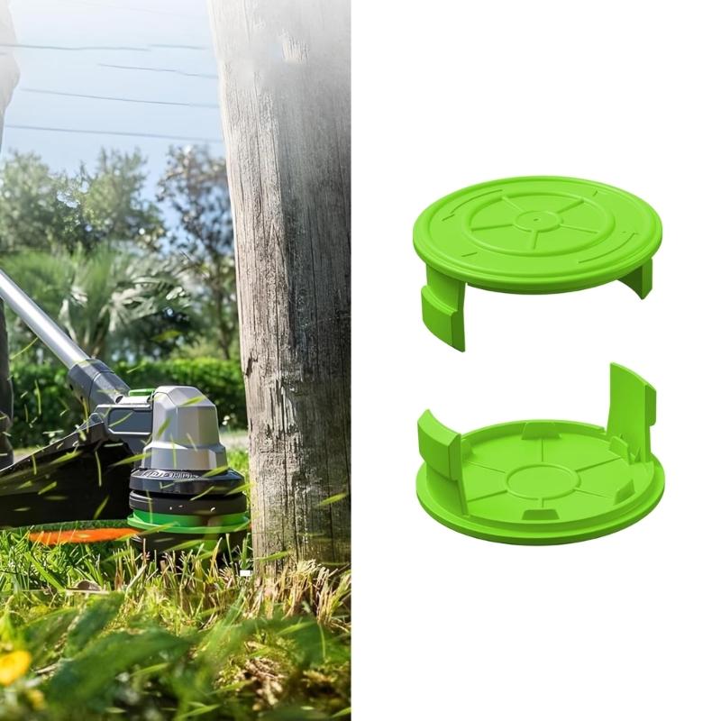 Pack Of 4 Heavy Duty Trimmer Coil Housing Replacement Quick Snap Design Weather Resistant Protection Trimmers Cover Cap