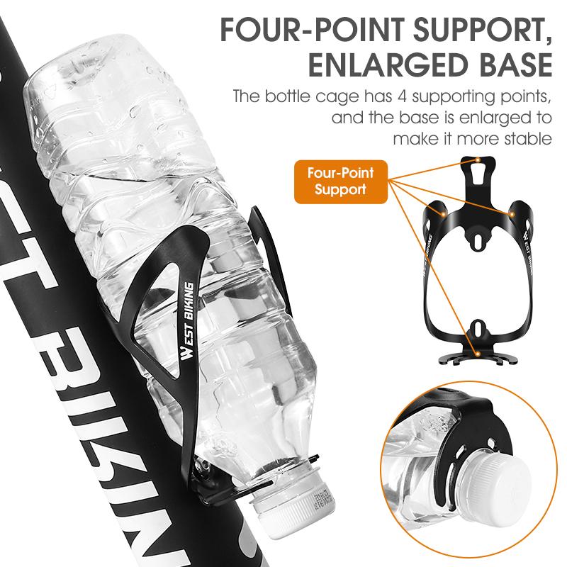 WEST BIKING Cycling Bottle Cage Integrated Molding Lightweight Bike Water Bottle Holder Kettle Stand MTB Road Bike Accessories 6