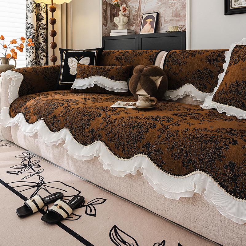 Простое полотенце для дивана Всесезонное Нескользящее Износостойкое Подушка на сиденье Утолщенная Декор мебели для гостиной Чехлы Чехол для стула 1seat 70x70cm-1pcs