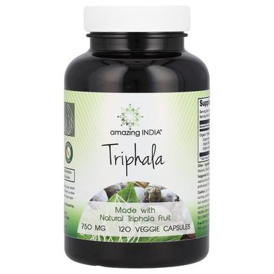 iHerb Triphala 750mg Veggie Capsules 120 Count