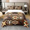 Western Cowboy Print Bedding Duvet Cover Set Full Size Bedding Set for Kids Boys Girls Comforter Cover Set Bedroom Bedclothes