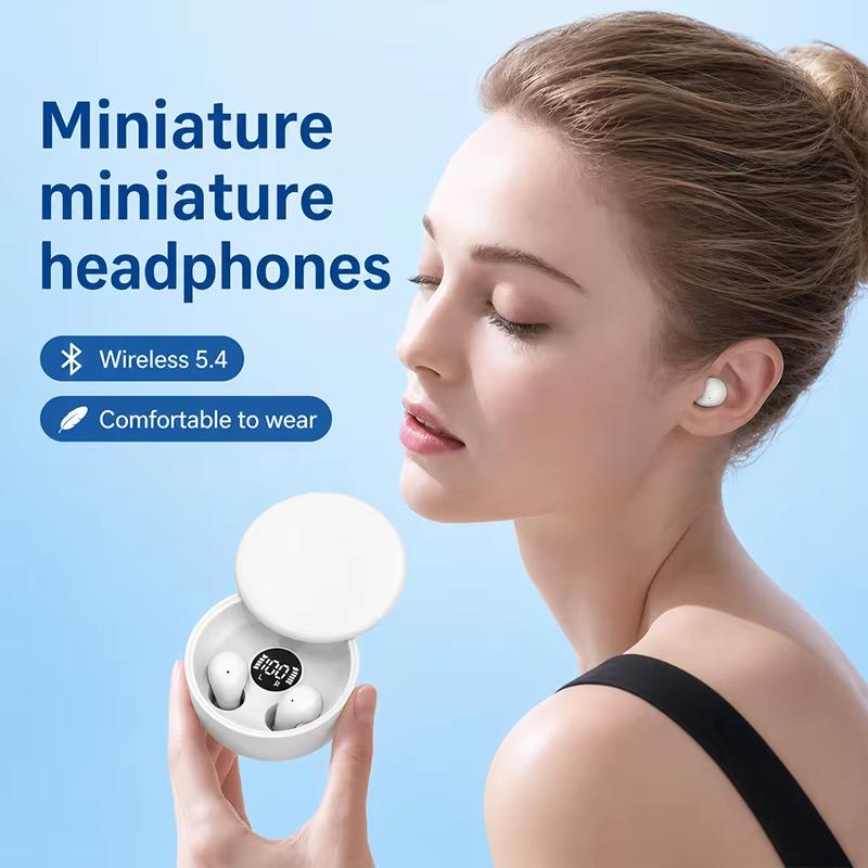Xiaomi SK26 Bluetooth 5.4 Kablosuz Kulaklıklar Küçük Kulaklıklar Uyku Spor Görünmez Kulaklıklar Bas Ses Kalitesi Kulaklık Kayar Kapak