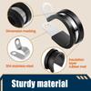53PCS 1/2 Inch 3/8 Inch Cable Clamps Stainless Steel Tape Clamps Insulated Hose Pipe Sturdy Wire Clamp for Automotive Industry
